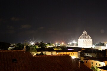 Fototapeta premium view of the city at night