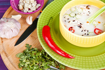 kitchen knife on non isolated background 