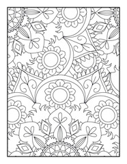 Coloring Pages, Adult Coloring Books, Floral Coloring, Floral Coloring Book, Floral Coloring Book For Adults, Pattern Mandala Coloring Pages, Floral Mandala Coloring Page, Floral Coloring Book,