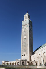 Fototapeta premium Hassan II Mosque in Casablanca, Morocco