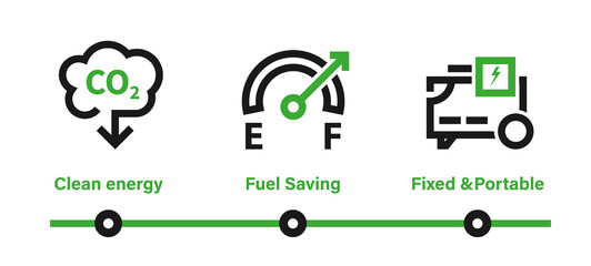 Vertical vector banners with eco technology concept. Infographic illustration with three steps on white