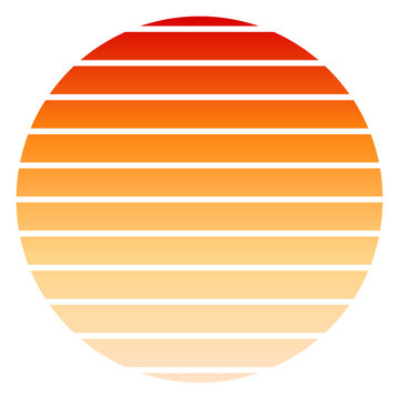 Retro Sunset Background