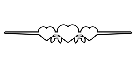 heart divider border