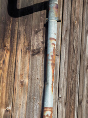 Holztextur einer alten Bretterwand