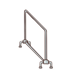 Hanger, railway symbol illustration sketch cartoon style