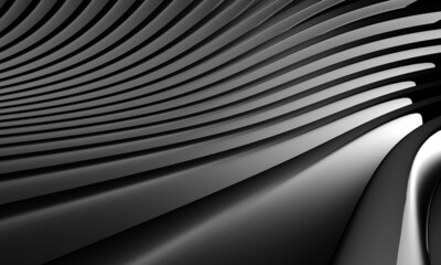 Dark elegance stripes waves pattern background