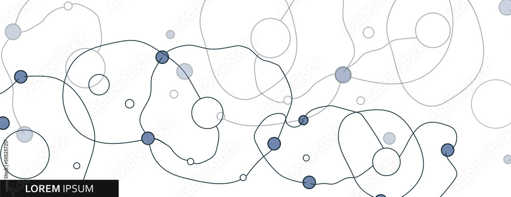 Poster Set abstract pixelated connected shapes with dots. Amorphous shapes in random order. Pattern from amorphous contours. Fashion minimalist design for your use