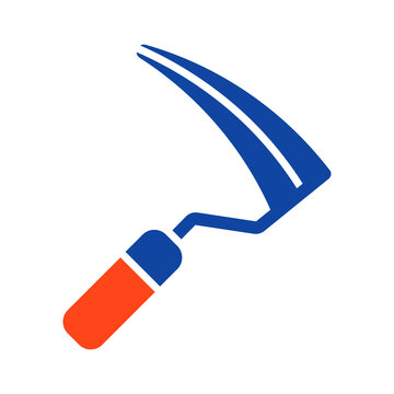 recommend clip art: Garden sickle isolated vector glyph icon