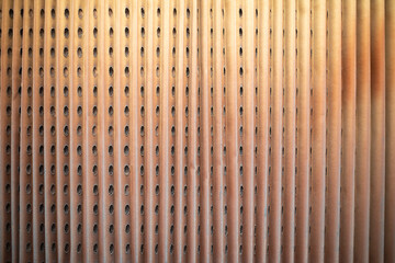 Paper paint filter. Texture of ribbed cardboard.