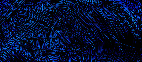 blue wires, close-up, background
