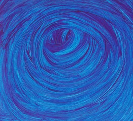 Abstract blue paint background. Watercolor background