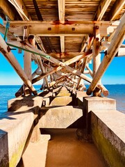 site with crane and concrete