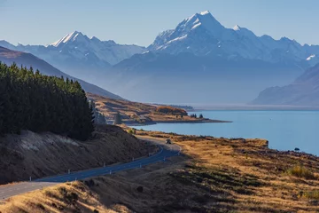 Photo sur Plexiglas Aoraki/Mount Cook Aoraki Mount Cook, New Zealand in all its Autumnal glory