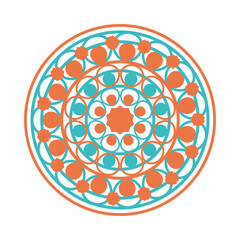 decorative mandala icon