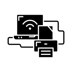 Printer machine icon