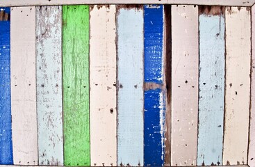 Colorful Green Blue wooden background for wall papers