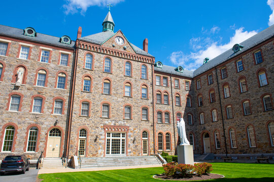 Saint John's Seminary At 127 Lake Street In Brighton, City Of Boston, Massachusetts MA, USA. 