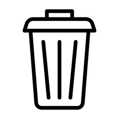 trash can line icon