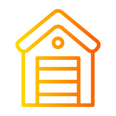garage gradient icon