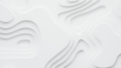 Stylish white abstract geometric pattern background, wave and curve abstract background. - obrazy, fototapety, plakaty