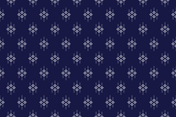 Beautiful ethnic ikat art. Geometric seamless pattern in tribal. Fabric Indian style. Design for background, wallpaper, vector illustration, fabric, clothing, carpet, textile, batik, embroidery.