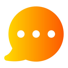 chat gradient icon