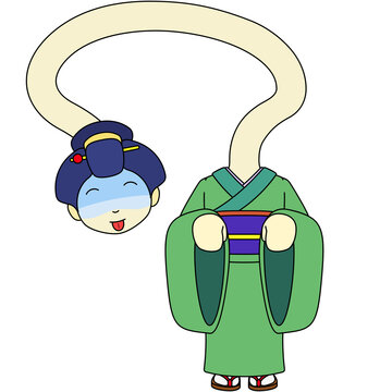 ろくろ首 Images – Browse 150 Stock Photos, Vectors, and Video