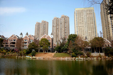 Houses on the river