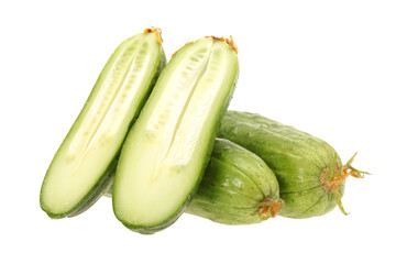 cucumber isolated on white background