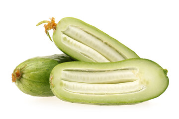 cucumber isolated on white background