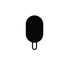 Ice Cream, Dessert, Sweet Solid Line Icon Vector Illustration Logo Template. Suitable For Many Purposes.