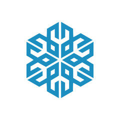 simple motif decoration hexagon blue line design. seamless pattern symbol
