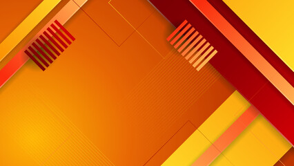 abstract red orange polygonal vector background