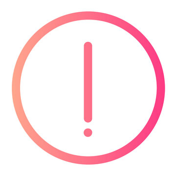 alert gradient icon