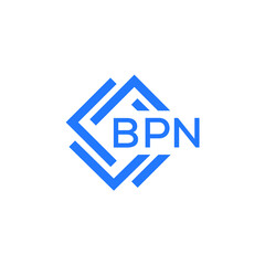 BPN technology letter logo design on white  background. BPN creative initials technology letter logo concept. BPN technology letter design.