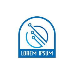 technology logo , digital logo vector