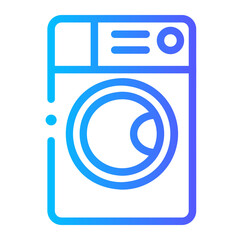 washing machine gradient icon
