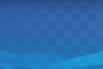 夏イメージのはがきデザインテンプレート　青い市松模様