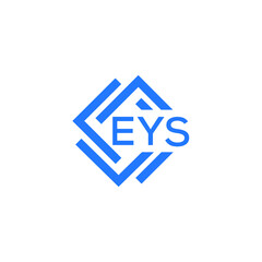EYS technology letter logo design on white  background. EYS creative initials technology letter logo concept. EYS technology letter design.