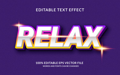 Relax Text Effect