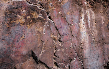 Chiquita Cave prehistorical paintings, Canamero, Spain