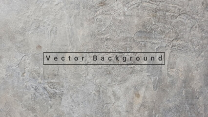Wall plaster background vector illustration. Background cement texture.