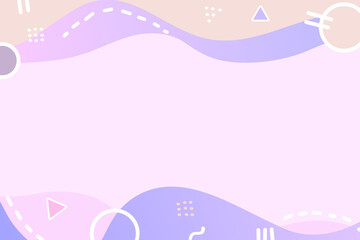 Gradient vector background in flat design. Gradient banner design in a dynamic style. Poster, online, landing, page, cover, ad, greeting, card, and promotion illustration