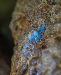 Opal mines in Slovakia. Beautiful minerals. Hard work.