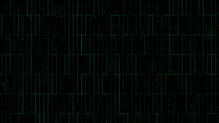 Digital Background Animation.uturistic mysterious flowing digital particles wave de-focus virtual reality abstract cyber space environment background.
