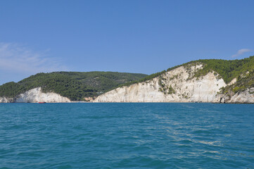 White cliffs in Vieste