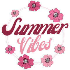 Sommer Vibes Design SVG