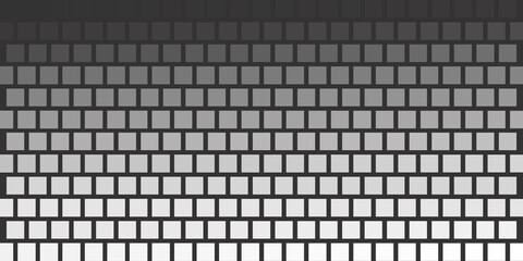 Abstract Squares Pattern, Checkered Texture on Black Background, Design Element in Editable Vector Format