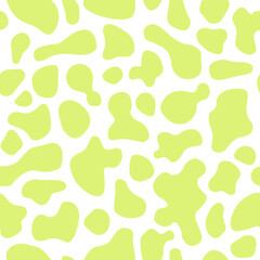 
texture white cow yellow spot repeated seamless pattern