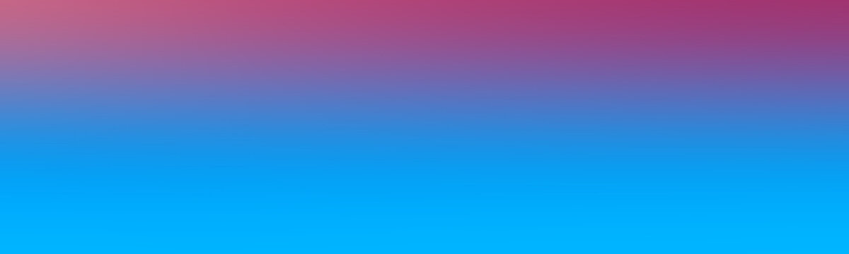 Wide smooth gradient blur light blue. Landing page blurred cover dark blue. Colorful abstract blur background, gradient.